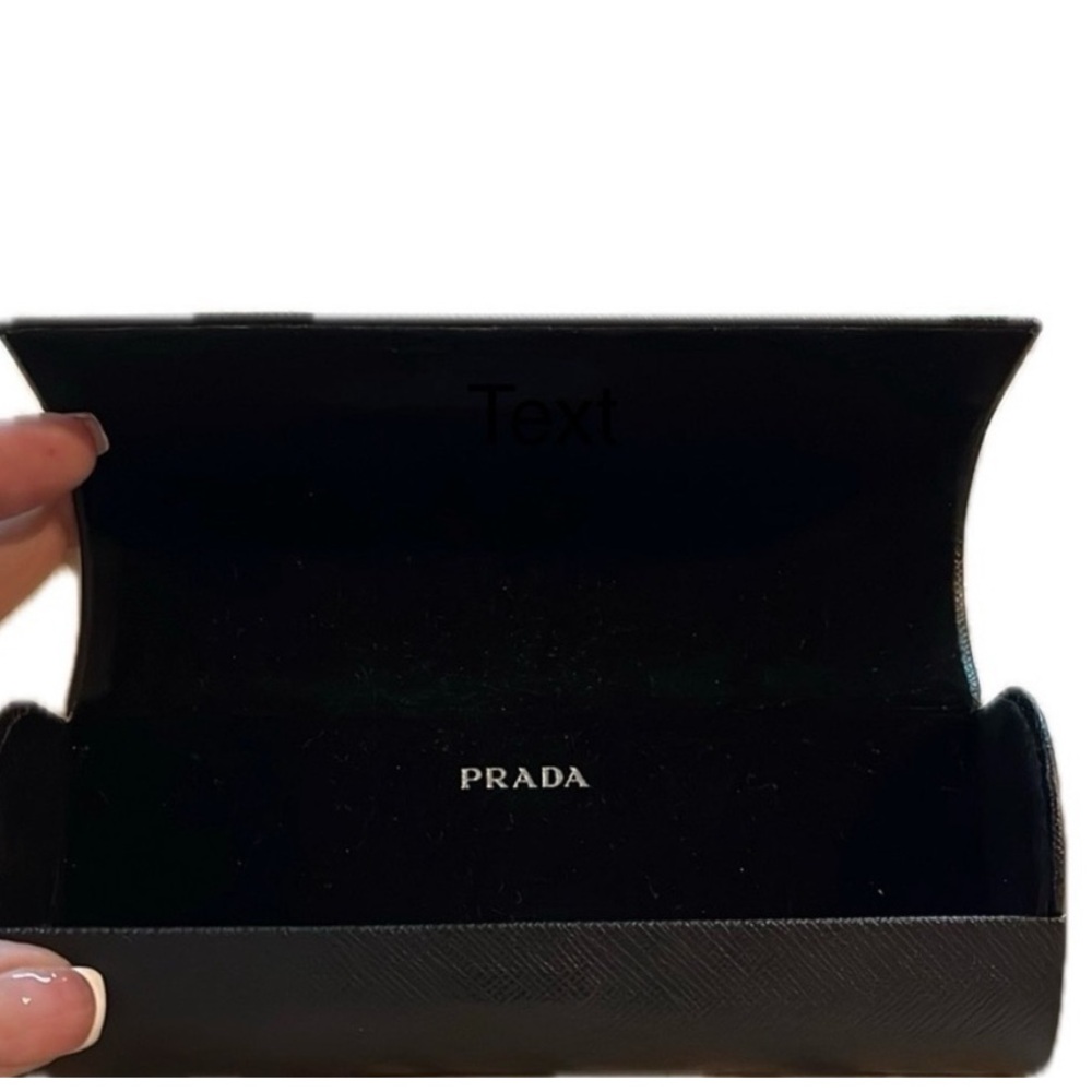 PRADA Women’s Eyeglass Case, Black